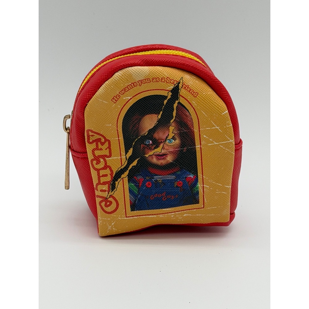 Chucky Childs Play Mini Backpack Coin Purse Horror Movie Universal Studios Red